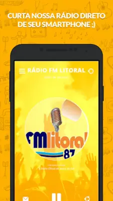 Rádio FM Litoral android App screenshot 1